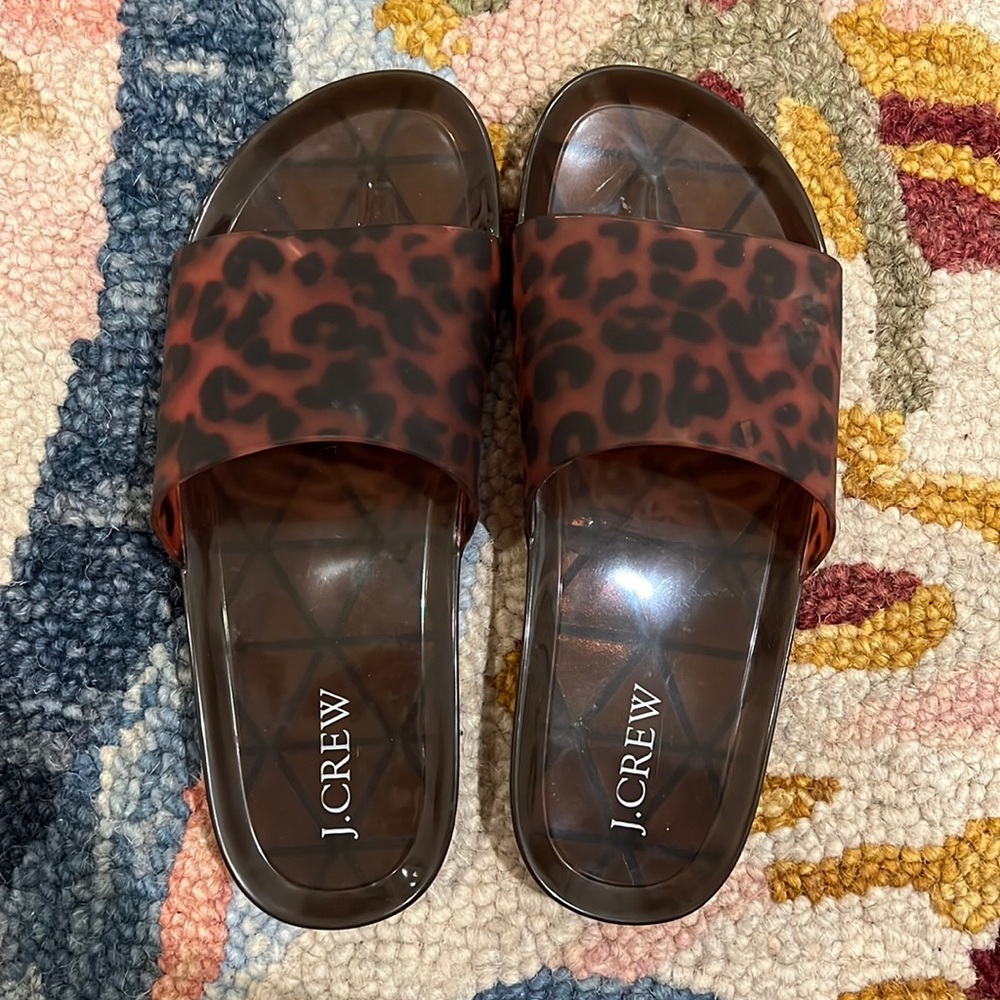 J. Crew pool slides